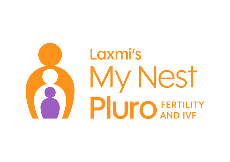 Laxmi's My Nest Pluro centre logo on white background